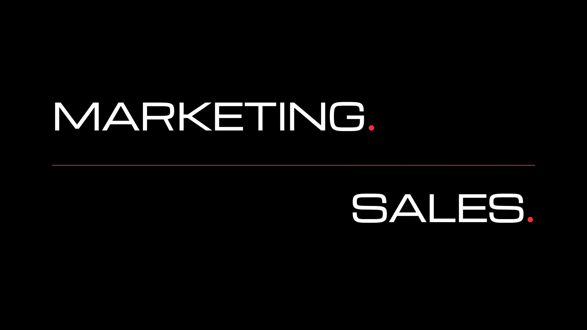Marketing. Sales.